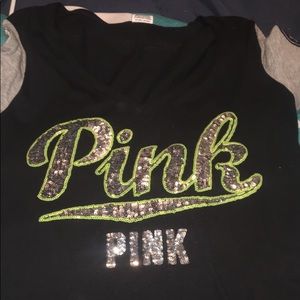 Victoria Secret PINK short sleeved shirt.